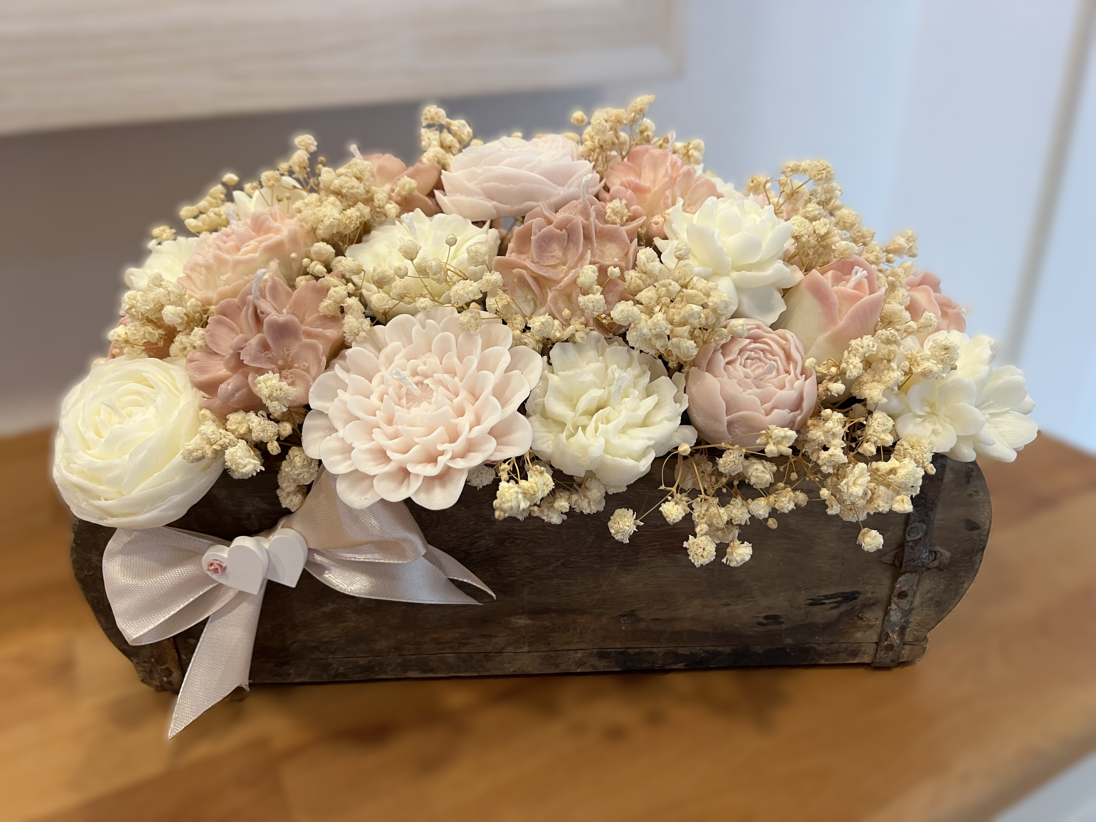 Kerzen-Arrangement „Blütentraum“