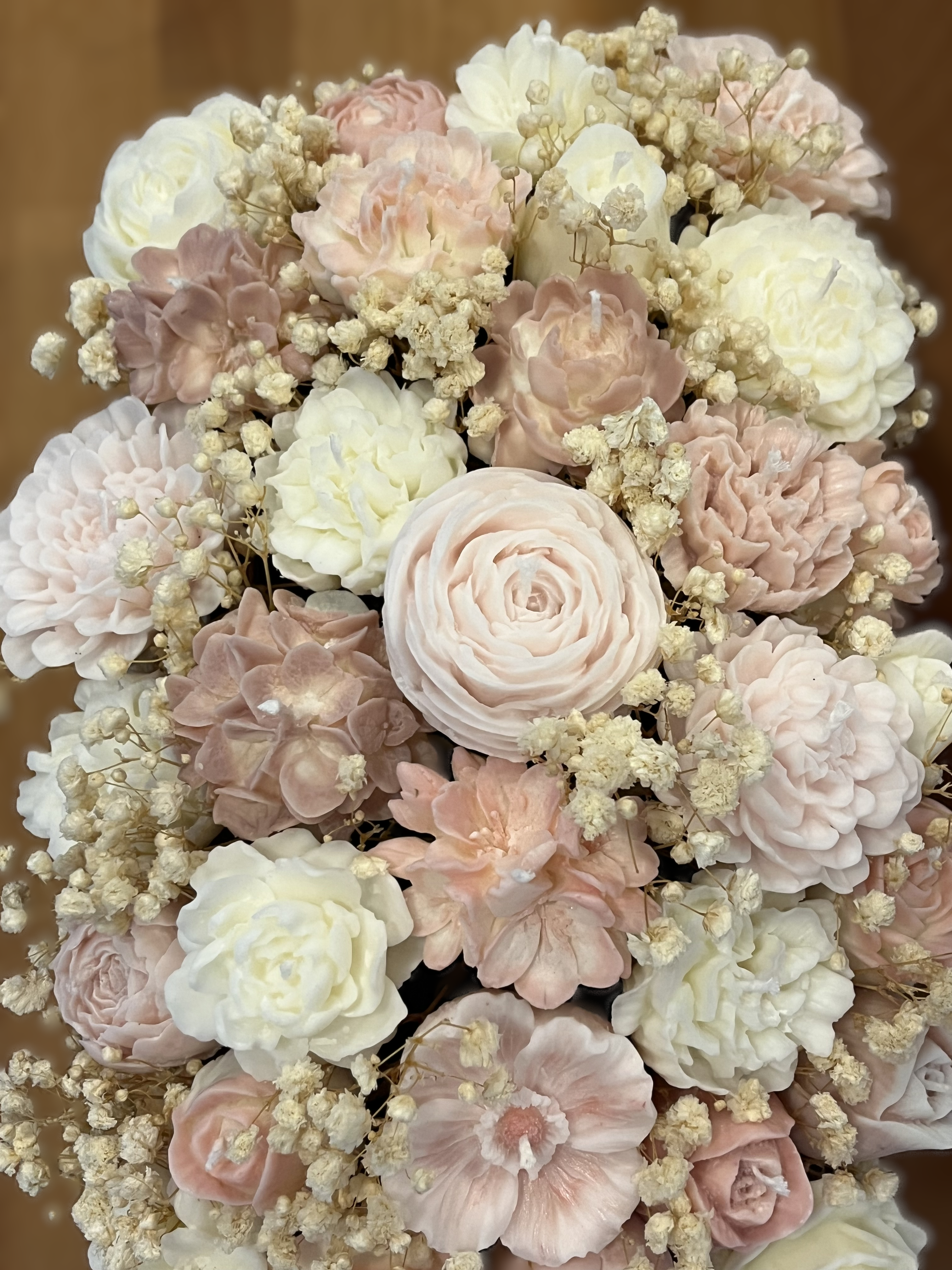 Kerzen-Arrangement „Blütentraum“