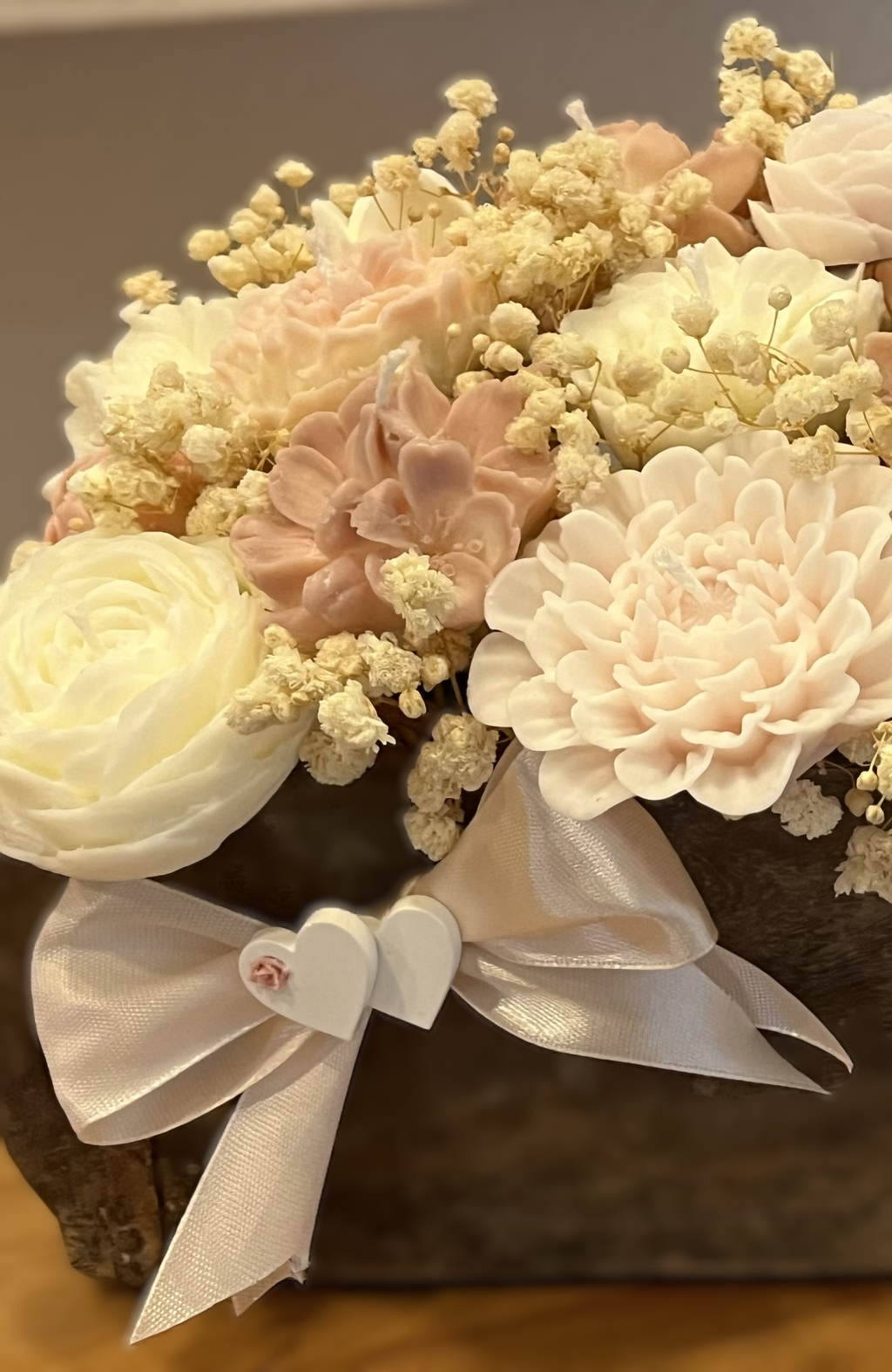 Kerzen-Arrangement „Blütentraum“